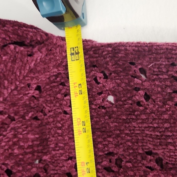 Katheryn Deene Sweater Womens Size 18 20 Tunic Knit Plum Plus Top Katy D Purple - Picture 5 of 7